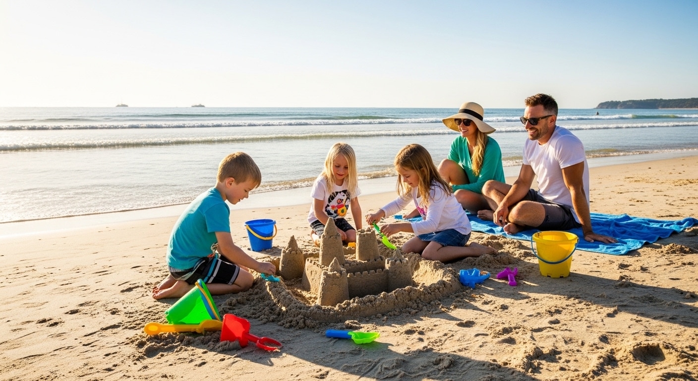Детские песчаные замки